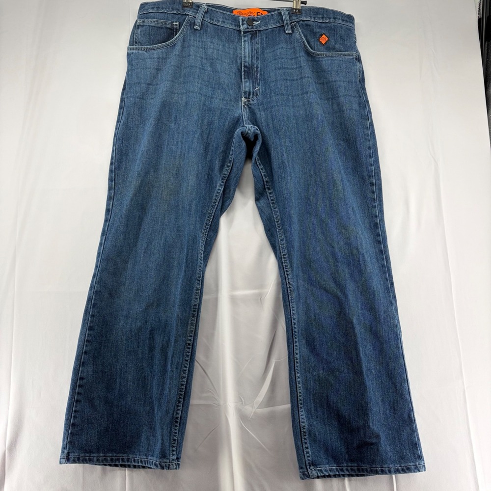 Wrangler 20X FR Flame Resistant Jeans Mens 40x30 Medium Wash HRC2 (Fits 38x28")